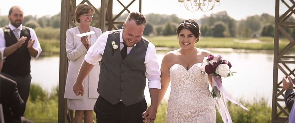 redcrest clubhouse wedding video at cardinal golf course in king